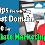 Domain Name for Affiliate Marketing